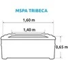 Kubilas  Marimex Bazén vířivý MSPA Tribeca - MO