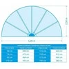Marimex Roofing Pool House CABRIO diameter 5,00m (10970570)