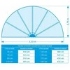 Marimex Roofing Pool House CABRIO diameter 5,50m (for pools 4,57 m)