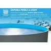 Marimex Pool Orlando 4,57x1,07 m - Pilkas, pool, foil, skimmer (10303044)