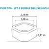 Marimex Whirlpool pripučiamas baseinas Pure Spa – Jet &amp; Bubble Deluxe HWS 6 – Intex 28462EX (11400256)