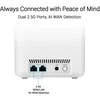 Belaidė Mesh sistema Asus ZenWiFi BD4 (3 vnt.), Wi-Fi 7 (802.11be), BE3600 (dvijuostė), AiMesh, 2x 2.5G, iki 400 m²