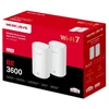 Maršrutizatorius Mercusys MERCUSYS Halo E27BE(2-pack) WiFi7 Mesh (BE3600,2,4GHz/5GHz,1x2,5GbELAN/WAN,2xGbELAN/WAN)