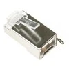 Masterlan connector STP RJ45,Cat.5e,8p8c,wire,auksinis-plated,ground loop