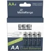 MediaRange Rechargeable USB-C Li-Ion Baterija Mignon AA, 1.5V, 1400 mAh, 4pcs