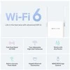 Maršrutizatorius Mercusys AX1500 Wi-Fi 6 diapazono plėstuvas | ME60X | 802.11ax | 1201 Mbit/s | Ethernet LAN (RJ-45) jungtys 1 | MU-MiMO Nr. | nėra PoE | Antenos tipas 2x išorinė