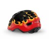 Met Salmai Šalmas MET HOORAY Juodas Flames Glossy S 52-56 cm