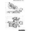 Pjūklas Metabo KGS 18 LTX BL 216