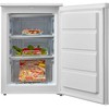 Midea Šaldiklis | MDRD99FZE01 | Energijos vartojimo efektyvumo klasė E | Vertikalus | Laisvai pastatomas | Aukštis 84,5 cm | Bendra grynoji talpa 60 l | Baltas