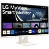 Monitorius LG MT IPS LCD LED 27" 27U511SA-W - IPS panelė, 1920x1080, 100Hz, HDMI, USB, webOS SMART