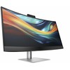 Monitorius Hewlett Packard (HP) HP LCD 740 pm 40 colių lenktas (5120 x 2160, IPS, 1000:1, 300 nitų, 5 ms, HDMI 2.0, DP 1.4, USB3-C, 2x5W garsiakalbiai, kamera) 5Y wrnt