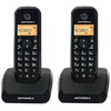Telefonas stacionarus belaidis komplektas 2 vnt. Motorola S1202 juoda