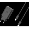 Laidinis įkroviklis Motorola TurboPower 68W USB-C with cable USB-C to USB-C 1m juodos spalvos