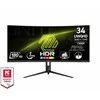 Monitorius MSI MAG 342CQR E2 34" / UWQHD / 180Hz / 1ms / curved juodos spalvos