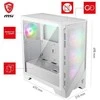 MSI MAG FORGE 320R AIRFLOW Baltas Case