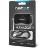 NATEC NHU-0647 USB HUB 4-Port LOCUST USB 2.0 Juodas