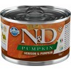 FARMINA N&amp;D PUMPKIN - DOG Wet Venison&amp;moliūgas ADULT MINI 140 g (pak.6)