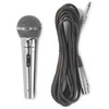 Mikrofonas Nedis MPWD45GY mikrofon sidabrinė Mikrofonas instrumentalny