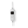 Nedis PEBL130CWT2 koc elektrinis 120 W Pilka, Baltas Polar, Poliesteris
