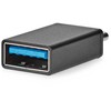 Adapteris USB Nedis CCGB64915BK lyties keitiklis / USB-A USB-C laidai Juodas