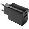 Fixed Fiksuotas | Dvigubas USB kelioninis įkroviklis 17W | FIXC17N-2U-BK
