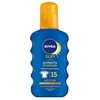Nivea Purškiamasis losjonas SPF 15 Sun (drėkinamasis purškiamasis losjonas nuo saulės) 200 ml