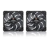 Noctua NF-A12x25 G2 PWM Sx2-PP chromax.juodas