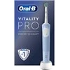 Oral-B Vitality Pro mėlynas elektrinis dantų šepetėlis su dėžute