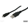 USB kabelis PremiumCord USB-A - mikroUSB 1,5 m Juoda (ku2m15f)