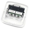 DATACOM ABB Tango Data socket UTP CAT5E 2xRJ45 WHkey baltas