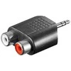 Premiumcord Adapteris stereo jack 3.5 - 2x cinch M/F