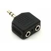 PremiumCord Adapteris stereo jack 3.5 - 2x3.5 M/F