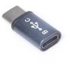 PremiumCord Adapteris USB-C/male - USB2.0 Micro-B/female, metallic pilkas