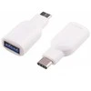 PremiumCord Adapteris USB-C/male - USB3.0 A/female, OTG, baltas