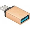 PremiumCord PREMIUMCORD Adaptér USB 3.1 C/male - USB 3.0 A/female, zlatý, OTG