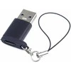 PremiumCord Adapteris USB3.0 A male - USB-C Female, juodas with hanging loop