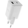 "Allity" sieninis įkroviklis GaN PD QC ATC-01-20WACr 1x USB-C 1x USB-A 20W baltas