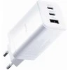 "Allity" sieninis įkroviklis GaN PD QC ATC-01-65WACC 2x USB-C 1x USB-A 65W baltas