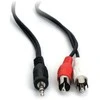 Premiumcord Kabelis Goobay Jack 3,5 mm - RCA (Cinch) x2 3m juoda (50196)