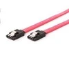 GEMBIRD CC-SATAM-DATA-0.3M Serial ATA III 30cm Data Cable metal clips red