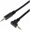 Premiumcord Kabelis Jack 3.5mm - 3.5mm jungtis 90° M/M 3m