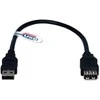 USB kabelis PremiumCord USB-A - USB-A 2 m Juodas (kupaa2Bk)