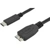 USB kabelis PremiumCord USB-C - mikro B 0,6 m juodasis (ku31cmb06bk)