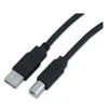 USB kabelis PremiumCord USB-A - USB-B 2 m Juodas (ku2ab2Bk)