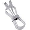 Allity Sp. z o.o. „Allity“ kabelis AUC-03 USB-C - USB-C 1,0 m 100W baltas