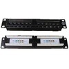 DATACOM PATCH PANEL 10" 12p. UTP cat.5e 1U