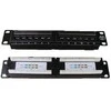 DATACOM PATCH PANEL 10" 12p. UTP cat.5e 1U