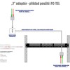 DATACOM "Y" adapter STP CAT5E PC / PC TEL