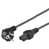 PremiumCord 230V maitinimo kabelis prie kompiuterio 2m IEC 320 C15 jungtis su grioveliu