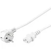 PremiumCord 230V power cable to computer 3m baltas